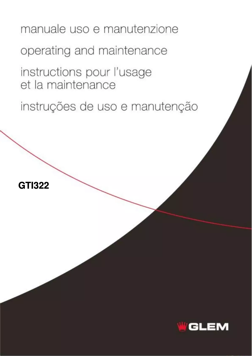 First page image of the manual for GTI322