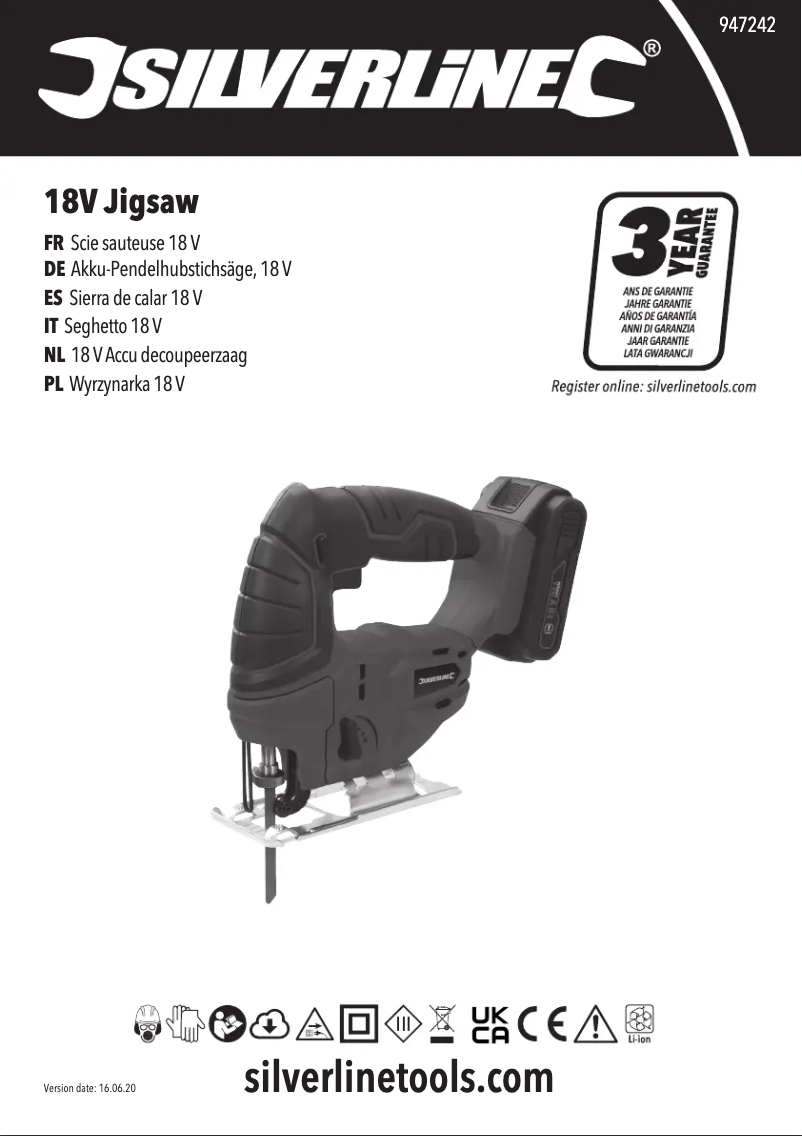 Image de la première page du manuel de l'appareil 947242