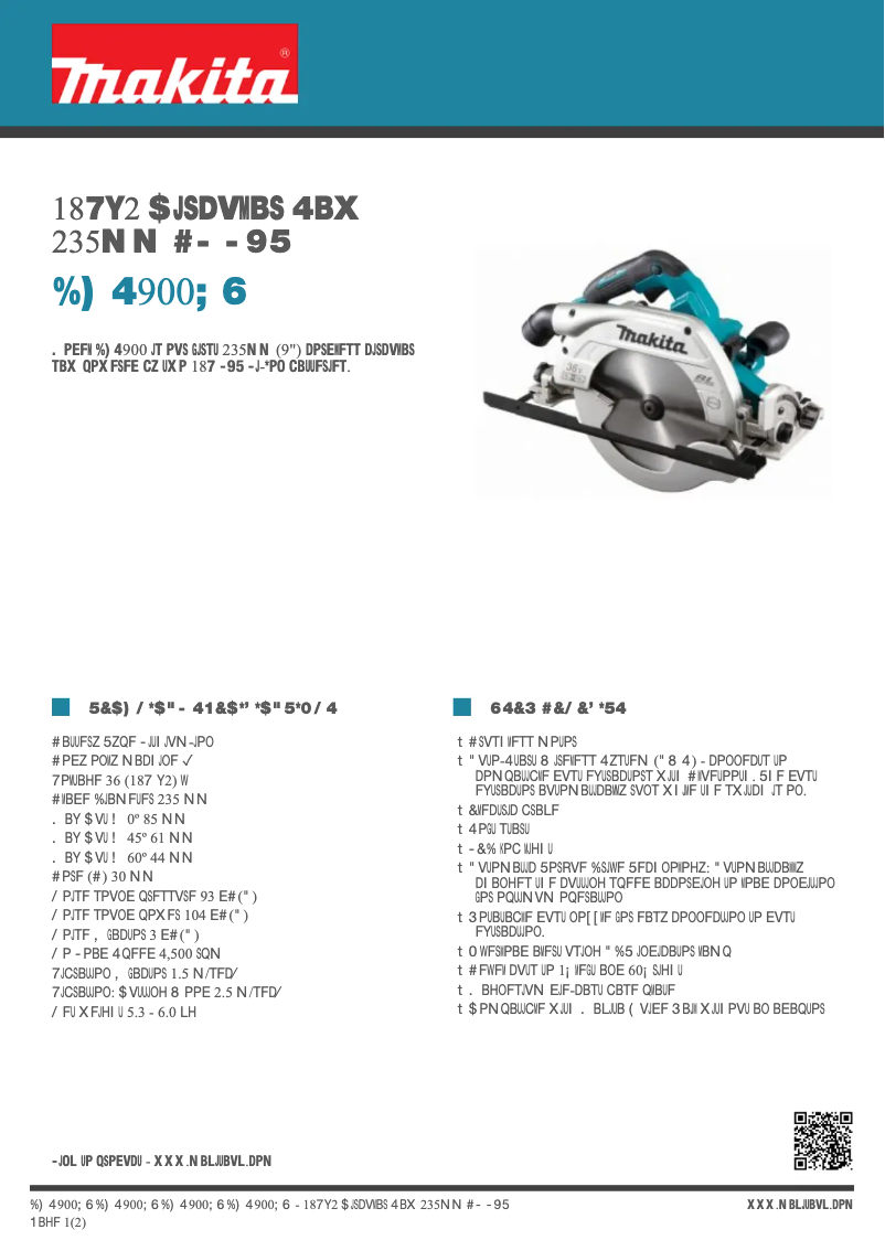 First page image of the manual for DHS900ZU