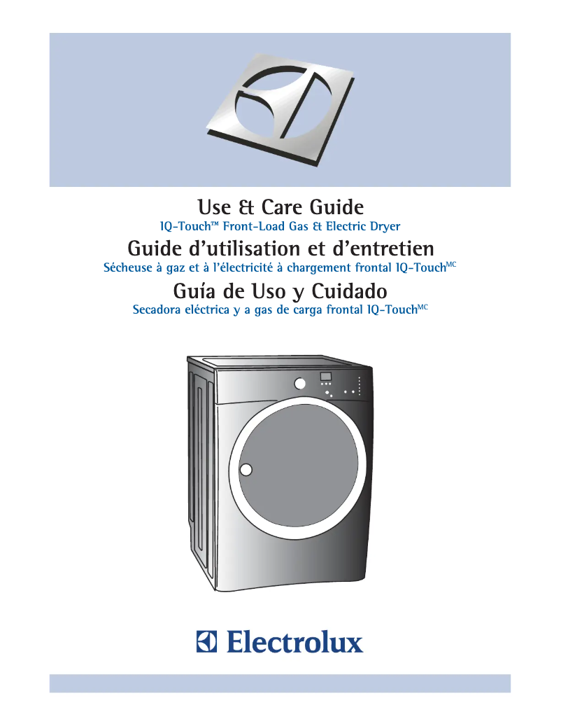Page 1 of the manual User Manual Electrolux EIMGD60JIW
