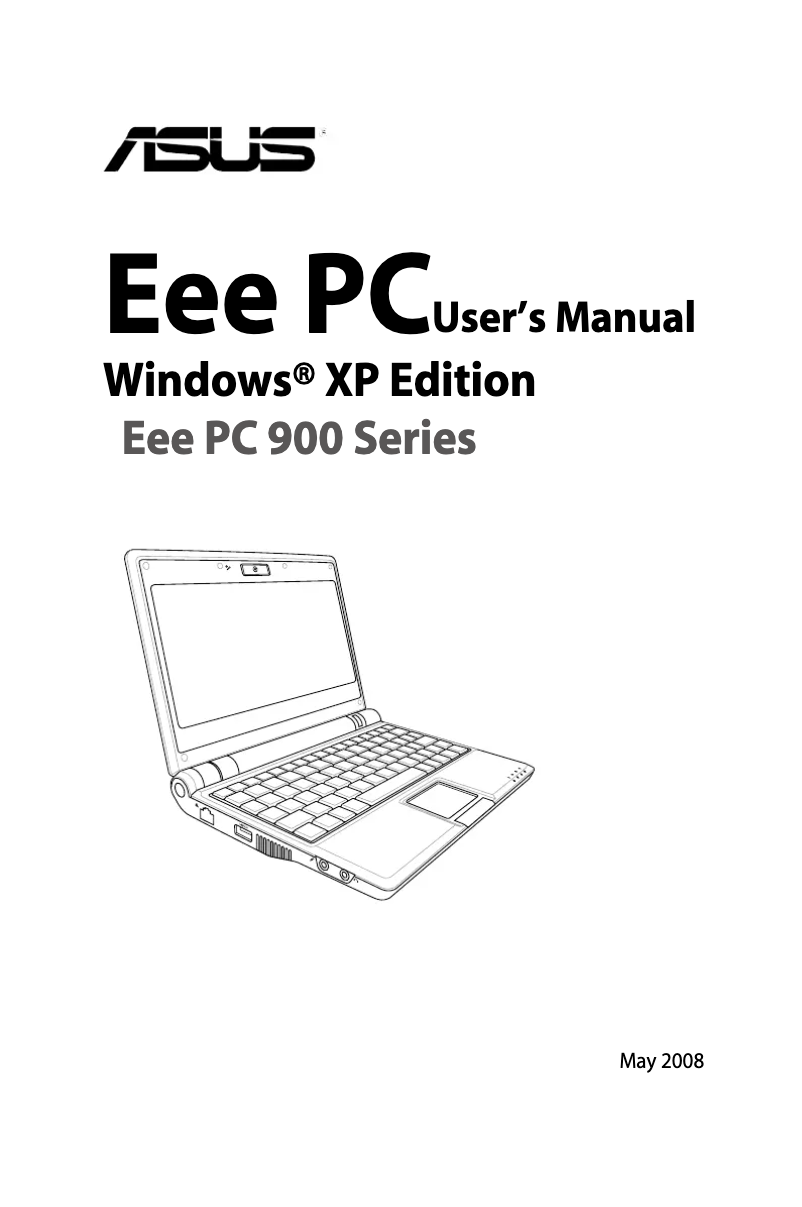 First page image of the manual for Eee PC 900
