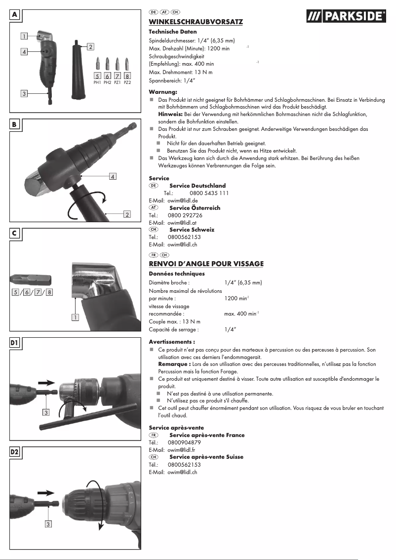 First page image of the manual for HG05435