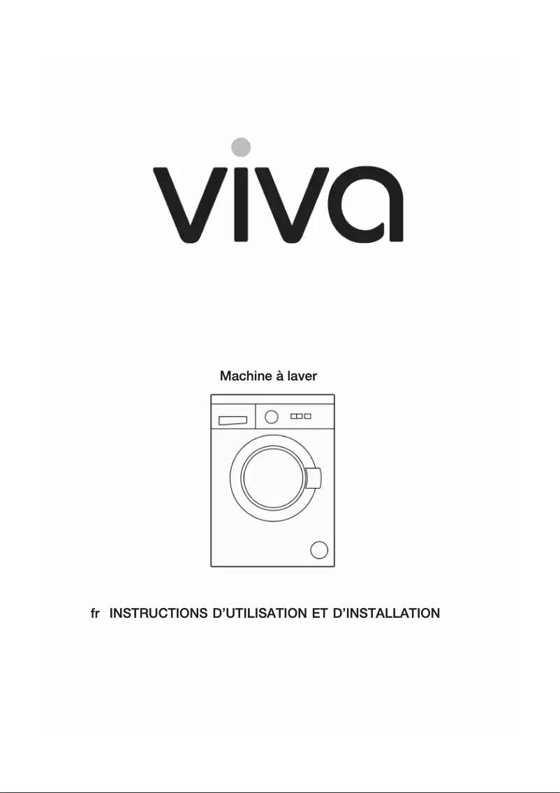 Page 1 of the manual User Manual Viva WFV12A00FF