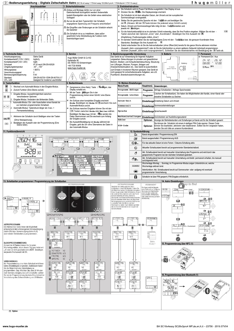 First page image of the manual for 170 424 easy