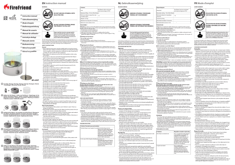 First page image of the manual for DF-6507