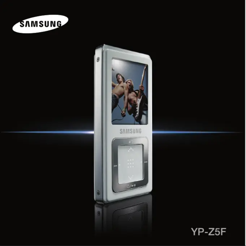 Page 1 of the manual User Manual Samsung YP-Z5FAB