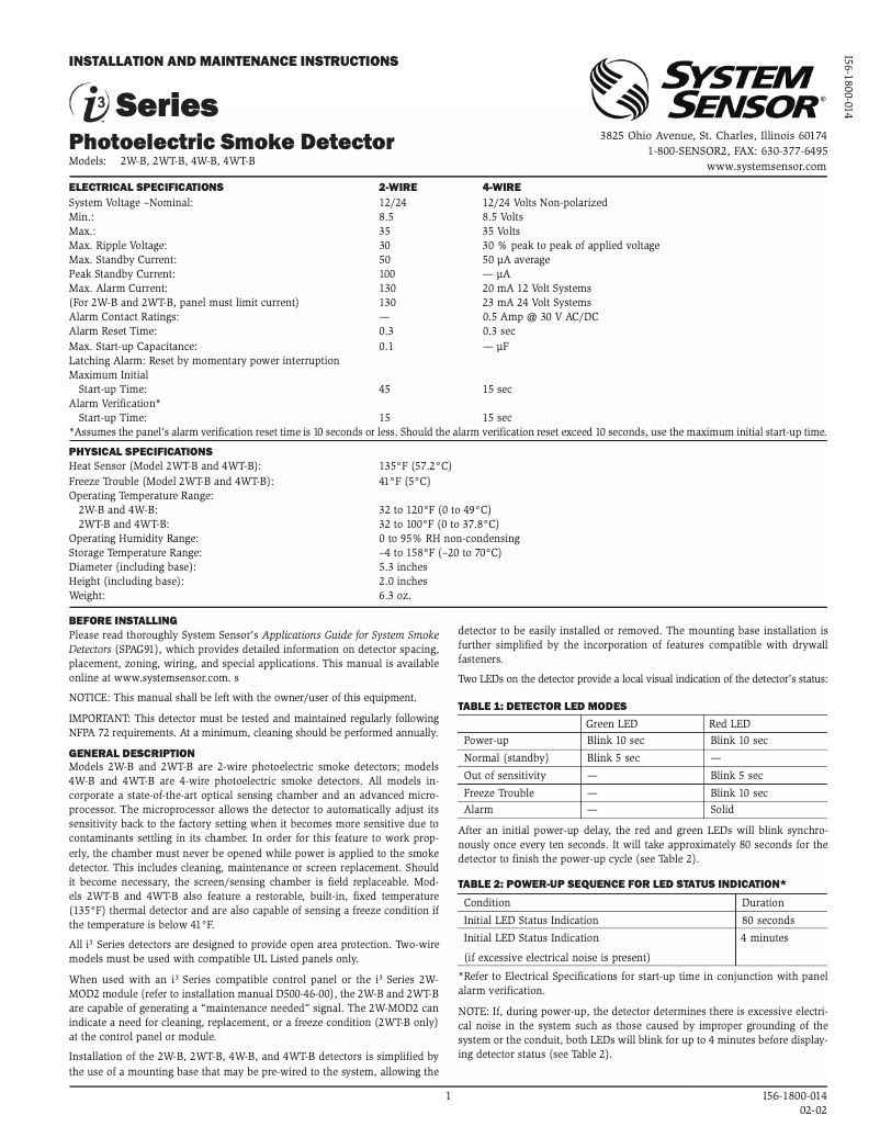 First page image of the manual for 4WT-B