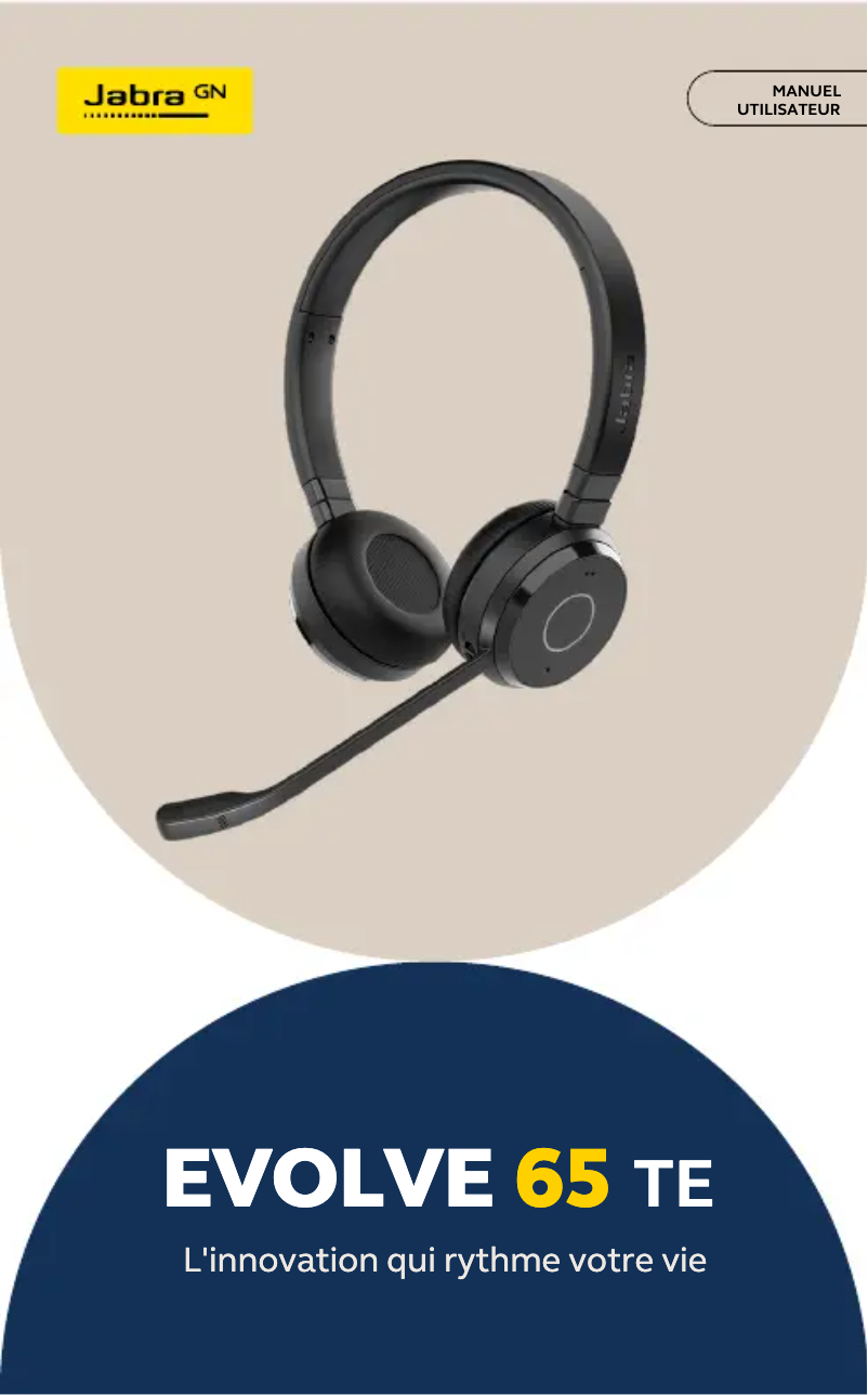 Page 1 of the manual User Manual Jabra Evolve 65