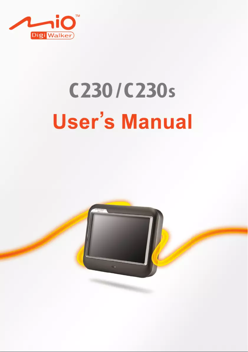 First page image of the manual for C230s