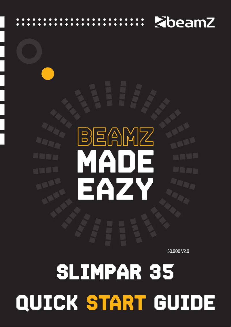 First page image of the manual for SlimPar 35