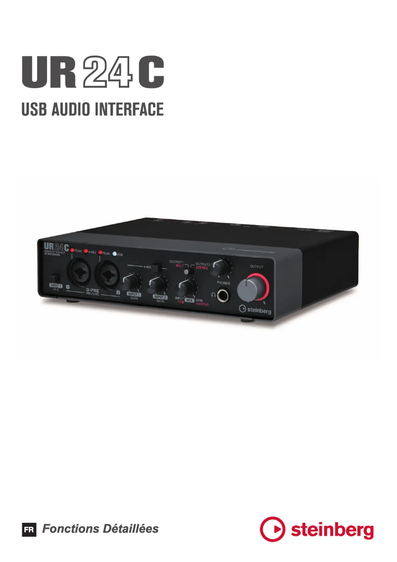 First page image of the manual for UR24C