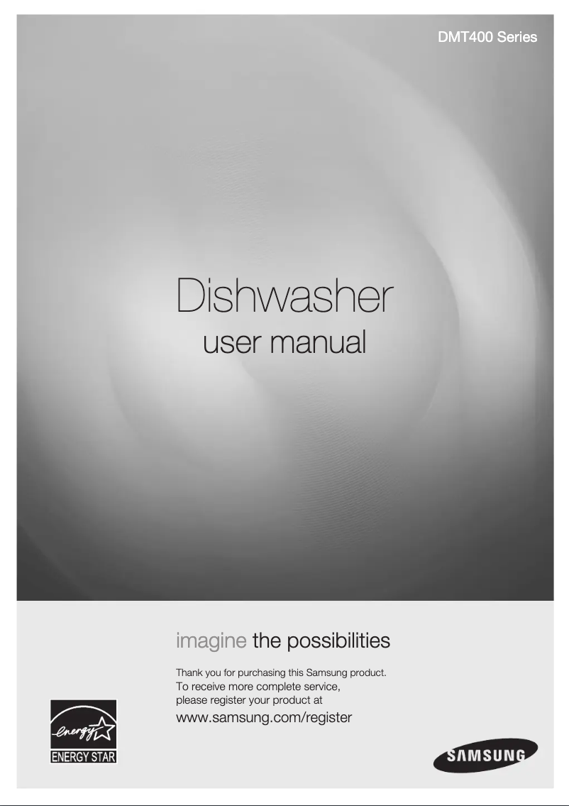 First page image of the manual for DMT400RHW