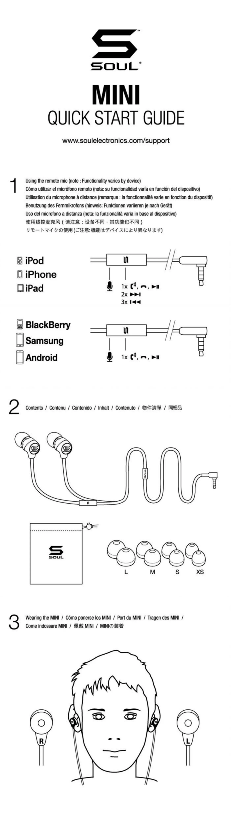 First page image of the manual for Mini