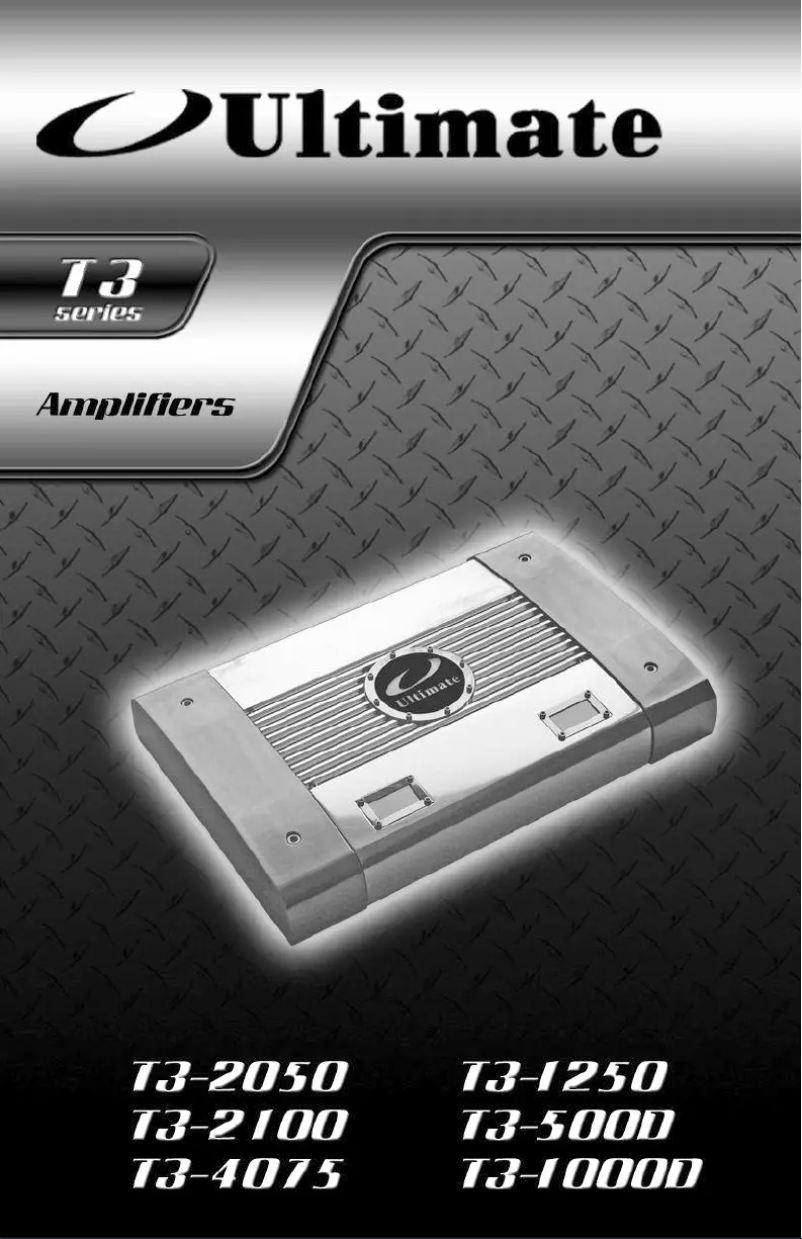 First page image of the manual for T3-2050