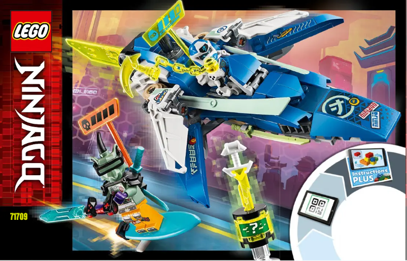 First page image of the manual for Ninjago 71709