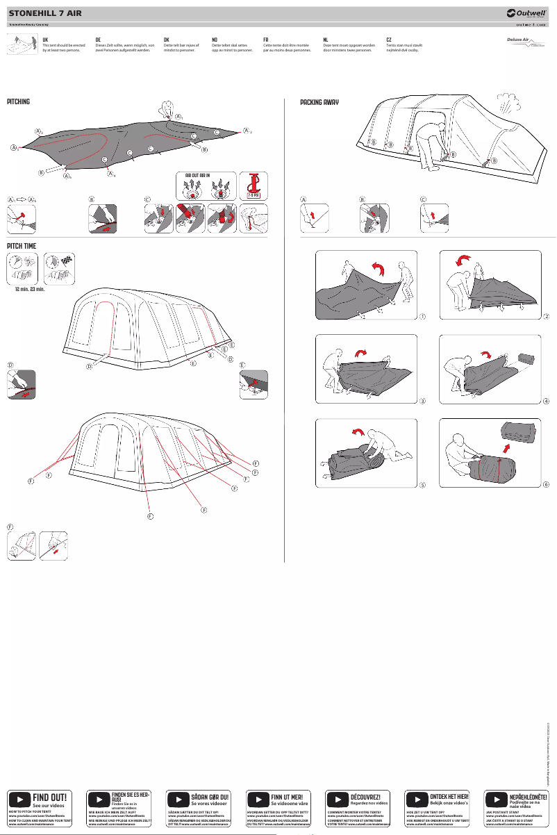 Page 1 of the manual User Manual Outwell Stonehill 7 Air