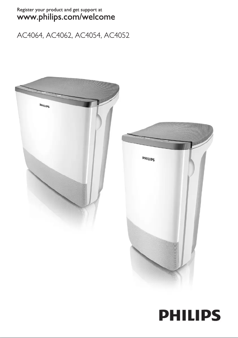 First page image of the manual for AC4062