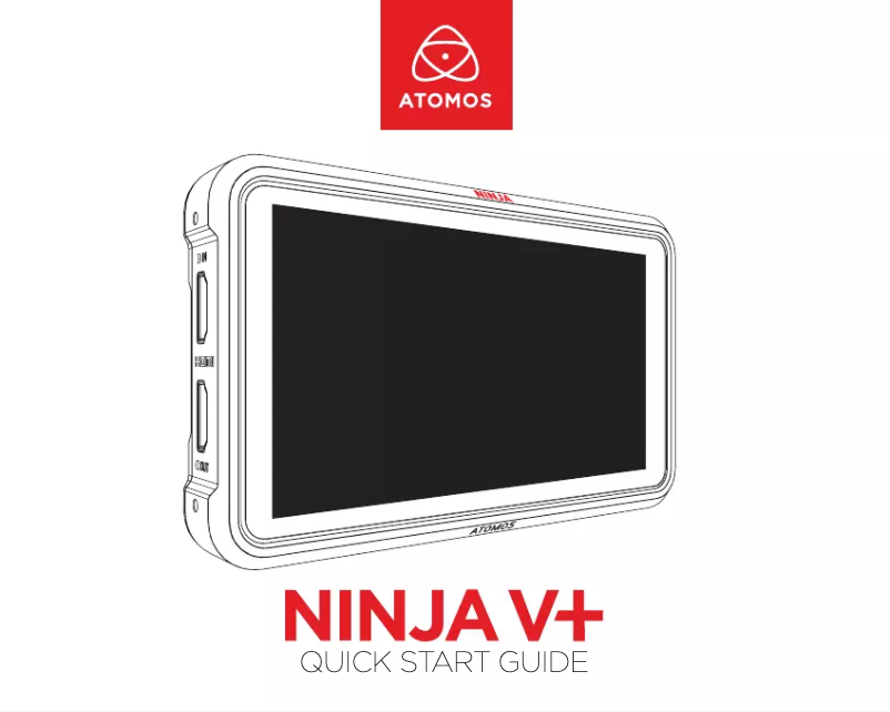 Image de la première page du manuel de l'appareil Ninja V+