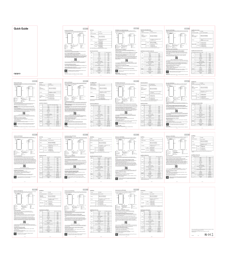 Page 1 of the manual Quick Start Guide Oppo A78