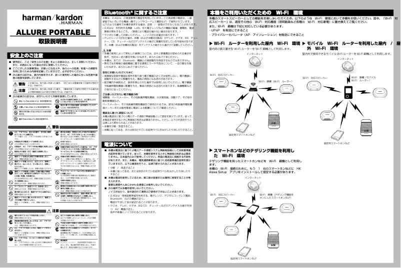 First page image of the manual for Allure Portable