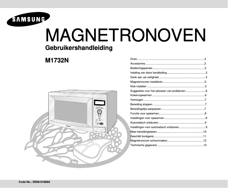 Page 1 of the manual User Manual Samsung M1732N