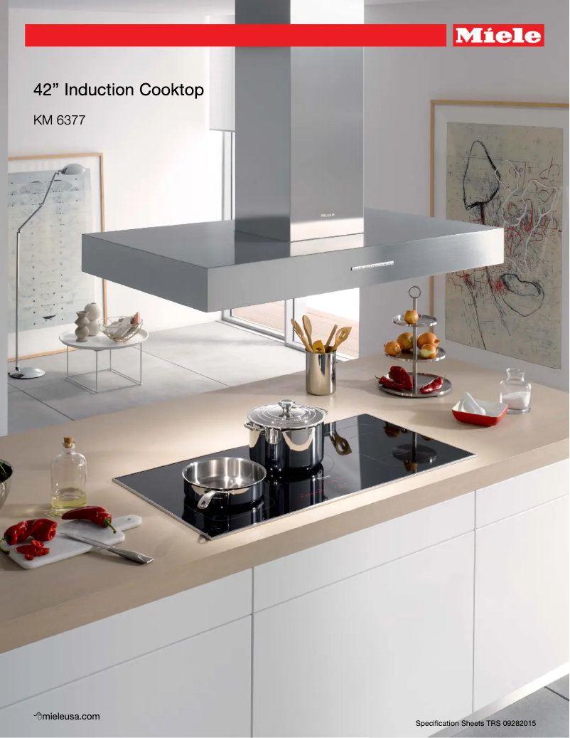 First page image of the manual for KM 6377