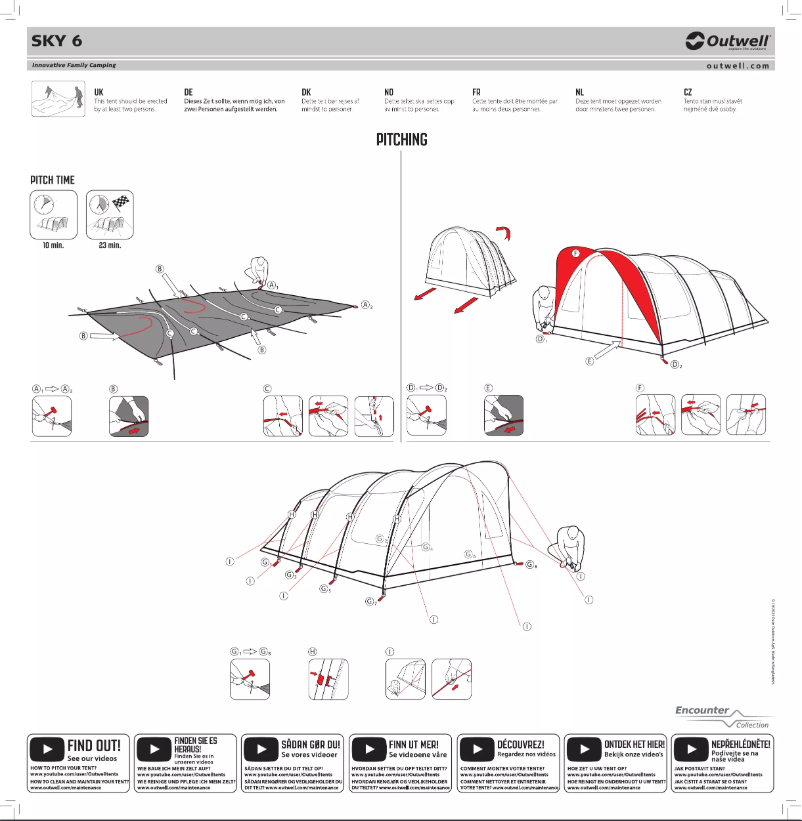 First page image of the manual for Sky 6