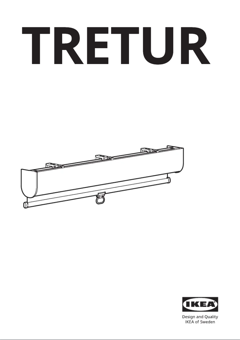 Page 1 of the manual User Manual Ikea TRETUR 403.809.94