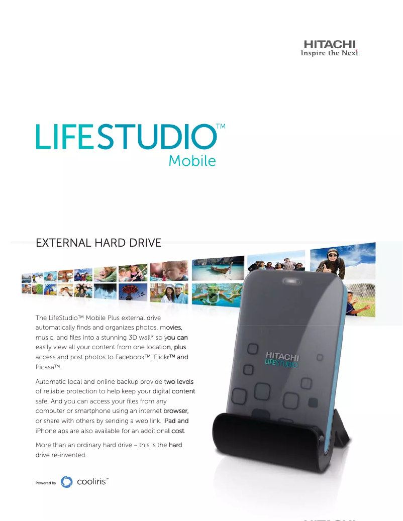 First page image of the manual for LifeStudio Mobile Platinum