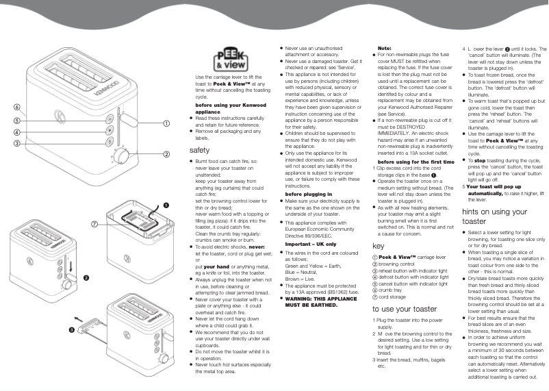 First page image of the manual for TTM322