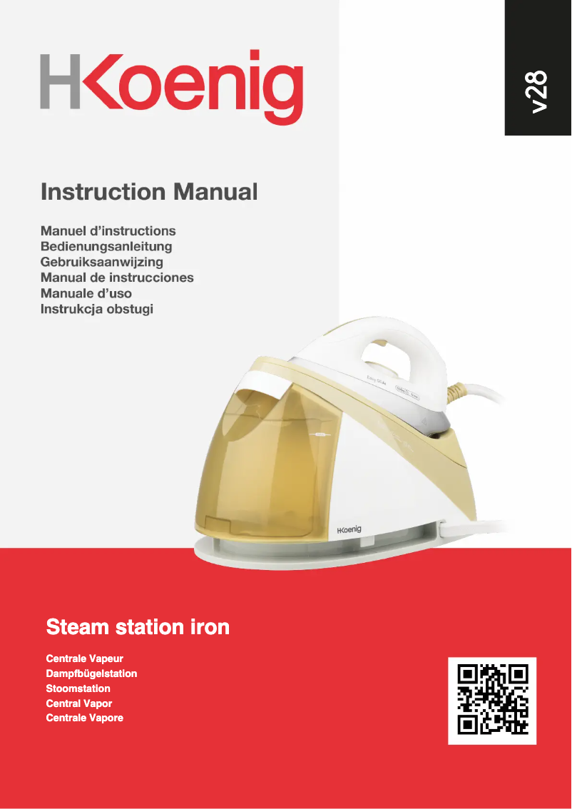 Page 1 of the manual User Manual H.Koenig V28