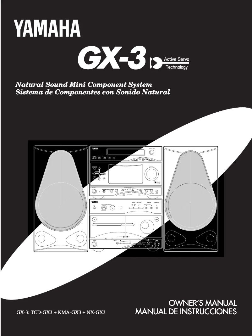Page 1 of the manual User Manual Yamaha GX-3