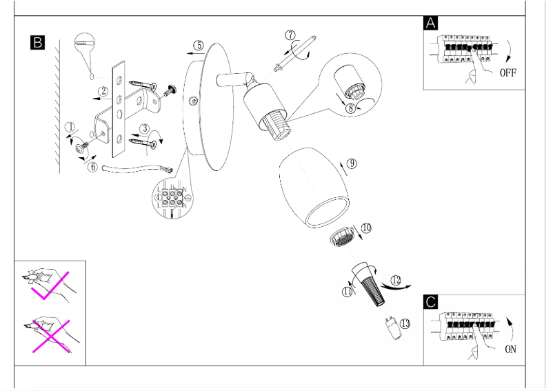 First page image of the manual for Nabao