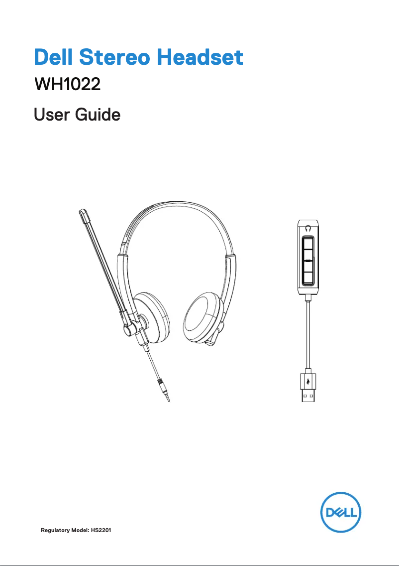 Page 1 of the manual User Manual Dell WH1022