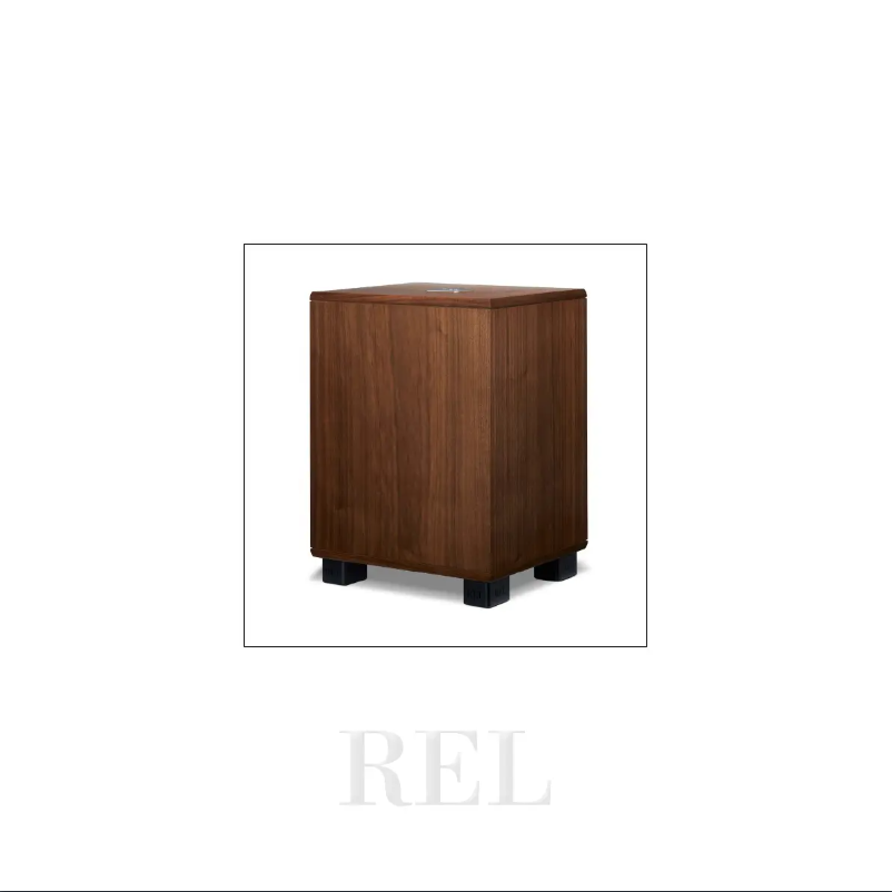 Page 1 of the manual User Manual REL Acoustics Classic 98