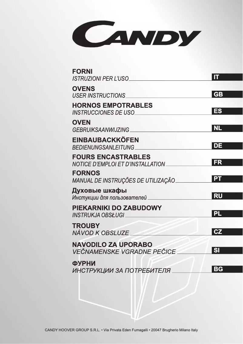 First page image of the manual for FPE502-CH630C1