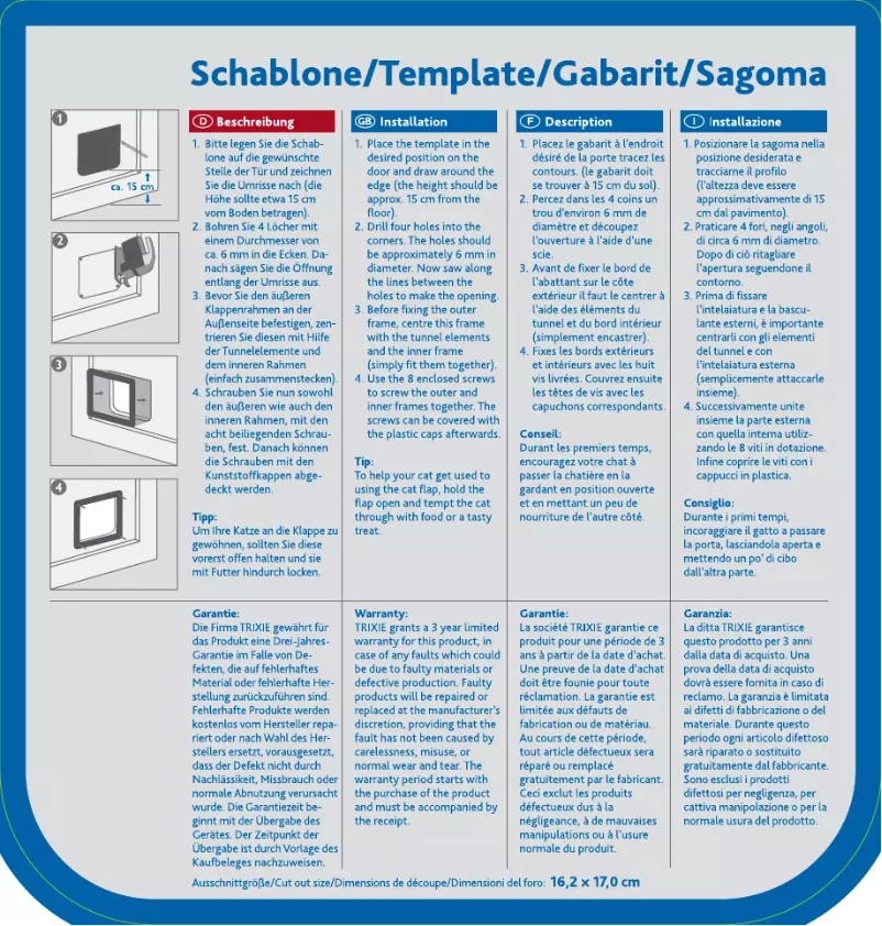 First page image of the manual for 38642