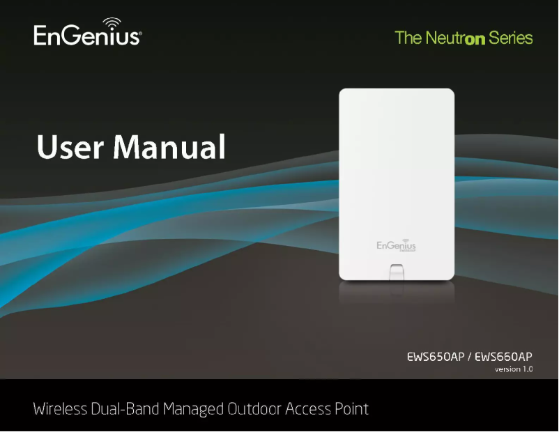 First page image of the manual for EWS650AP