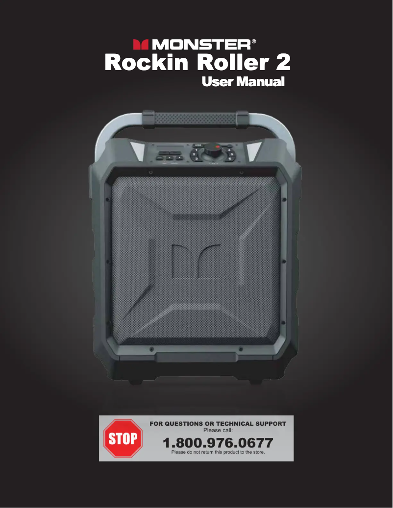 First page image of the manual for Rockin' Roller 2