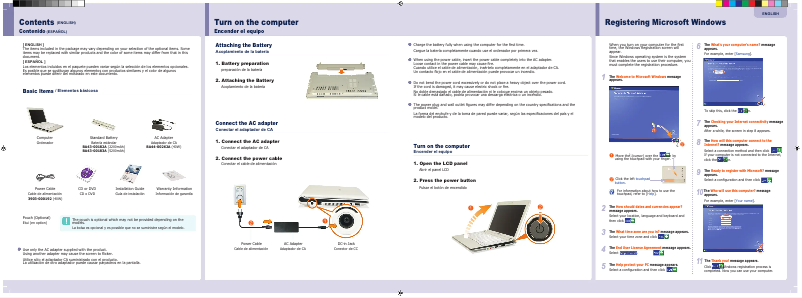 First page image of the manual for NP-NC10-KA06