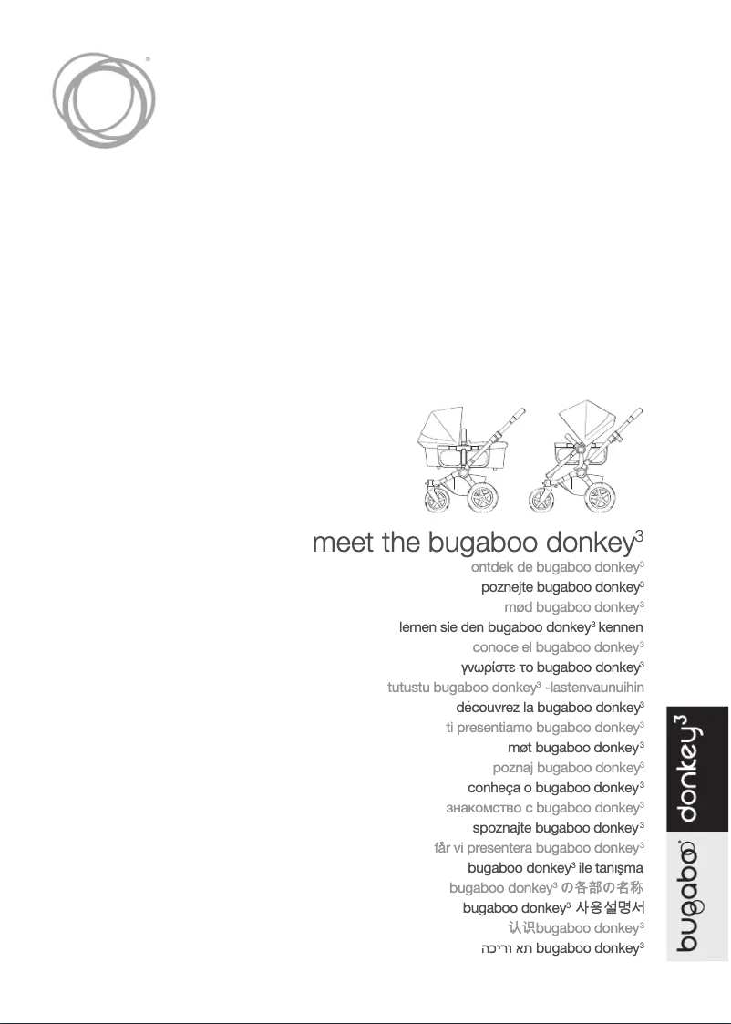 Page 1 of the manual User Manual Bugaboo Donkey 5