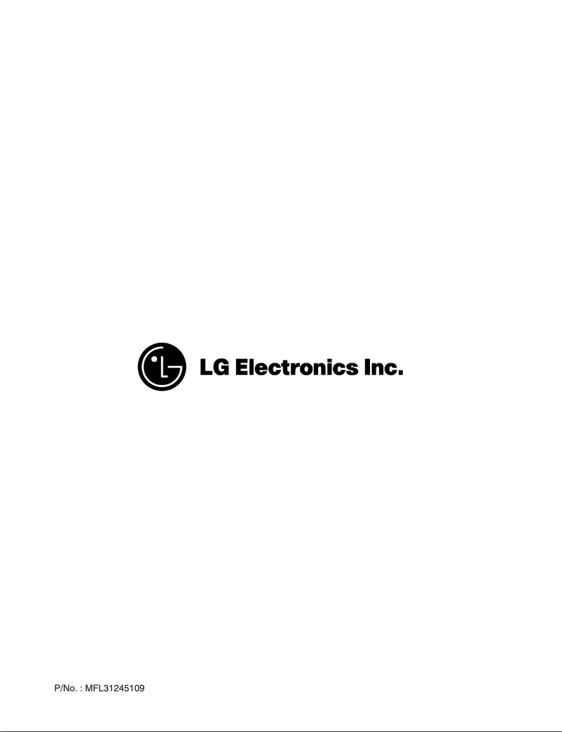 First page image of the manual for WM2233HS