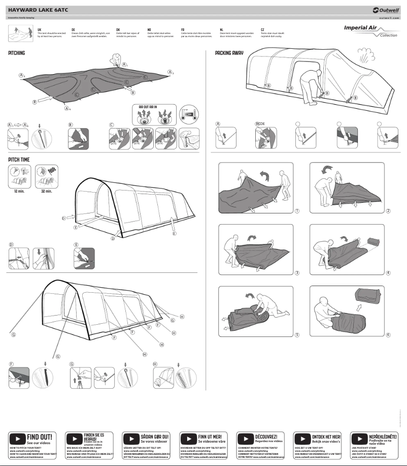 First page image of the manual for Hayward Lake 6ATC