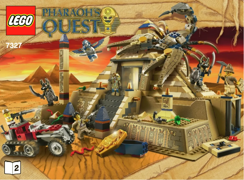 First page image of the manual for Pharaohs Quest 7327