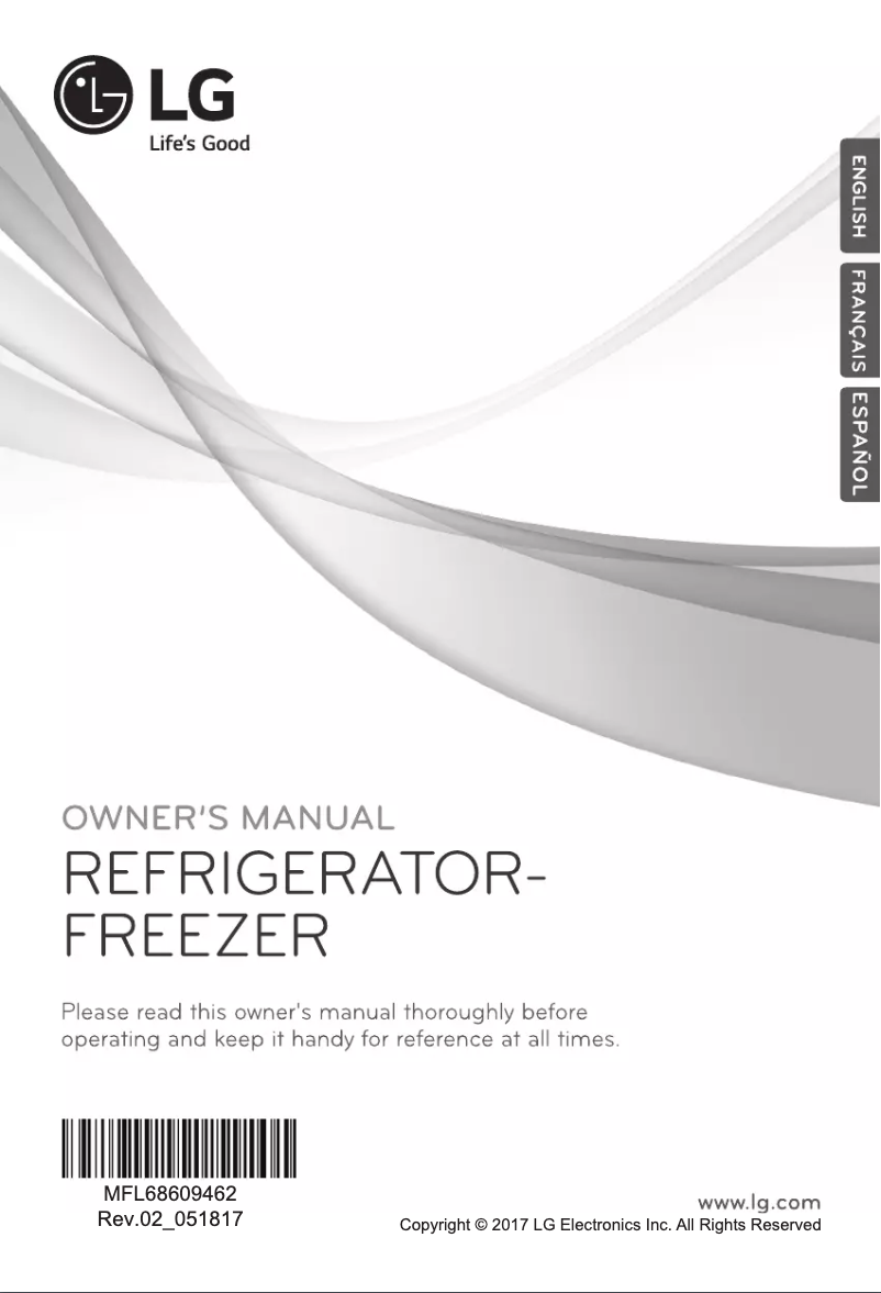 First page image of the manual for LT44SGD