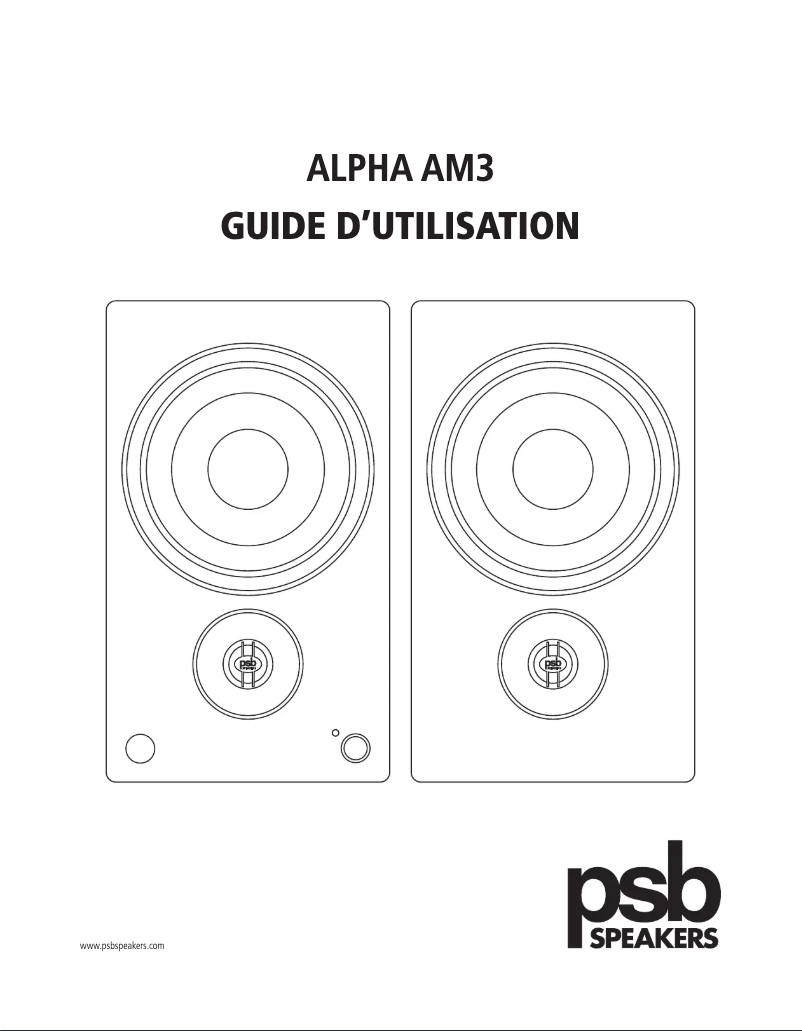 First page image of the manual for Alpha AM3