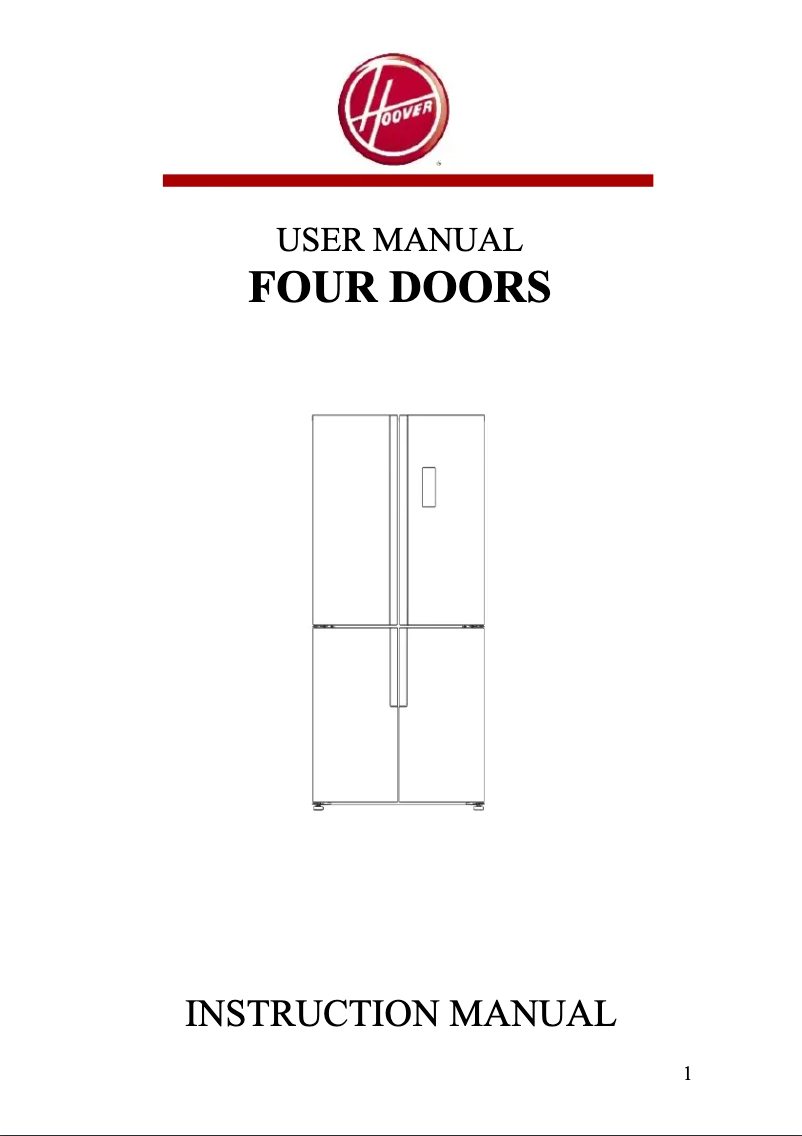 First page image of the manual for HFDN 180 EU