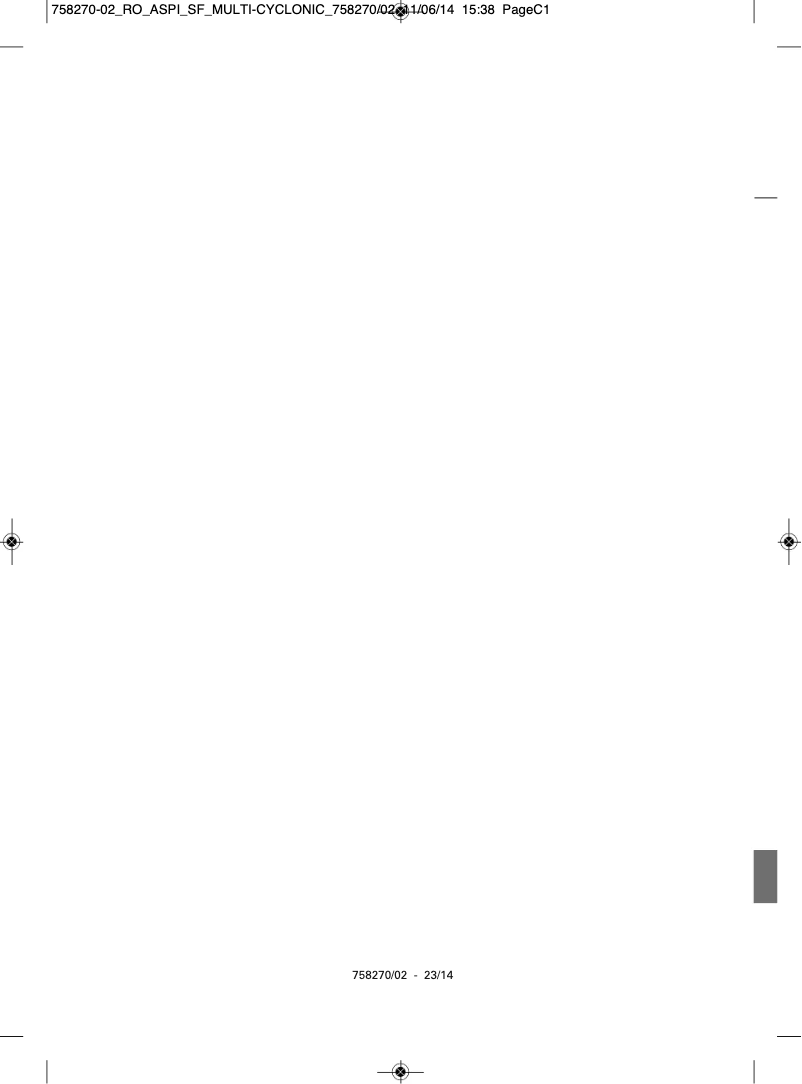 Image de la première page du manuel de l'appareil Silence Force RO8359EA