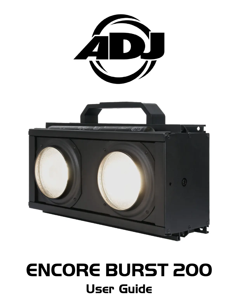 First page image of the manual for Encore Burst 200