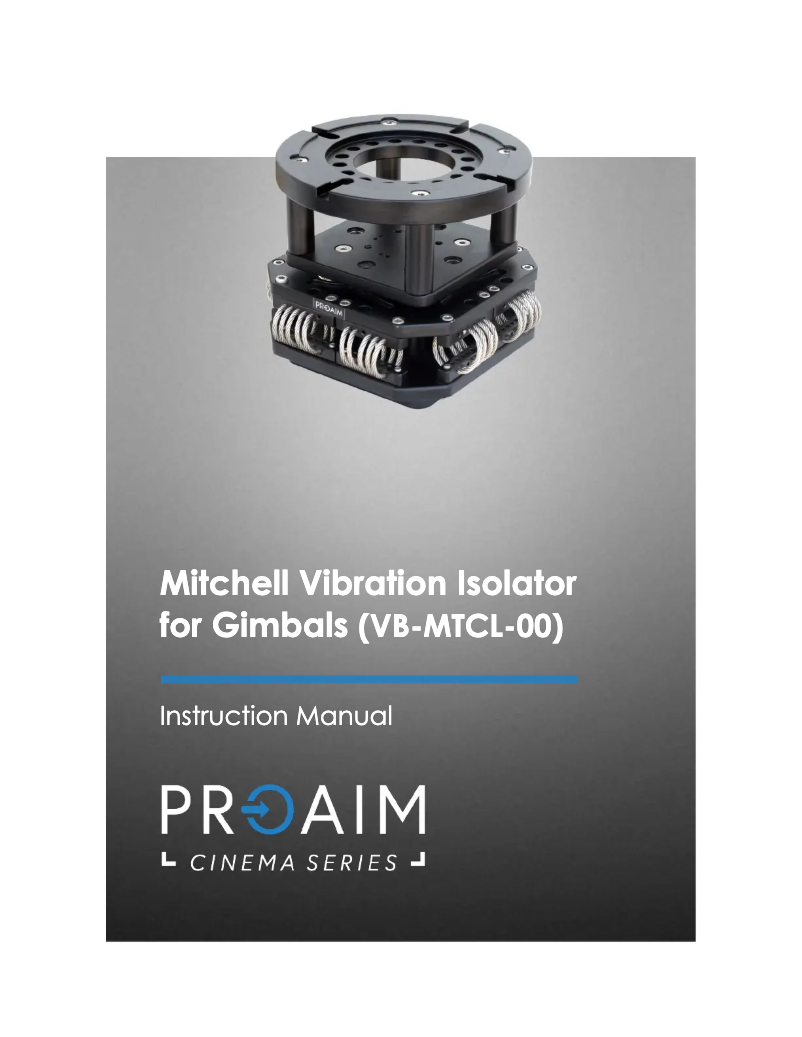 First page image of the manual for VB-MTCL-00